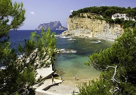 Cala Advocat en Benissa.