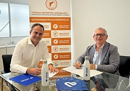 Firma del convenio de patrocionio.