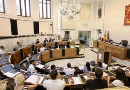 Pleno de julio de la Diputación Provincial de Alicante.