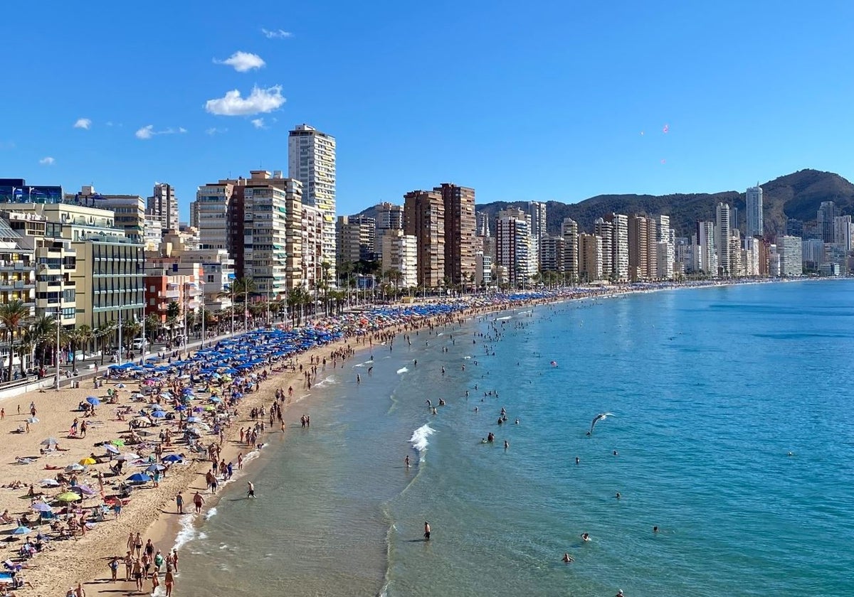 Image of Levante Beach in Benidorm