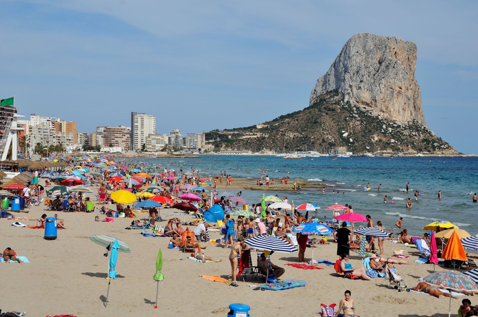 Una de las playas reabiertas.