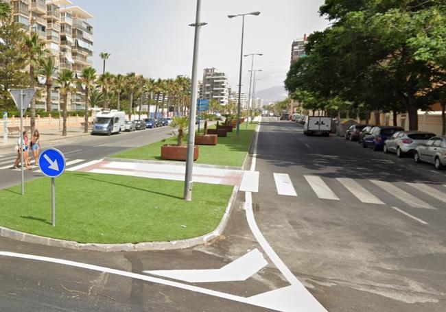 Costa Blanca Avenue lane pending reorganization.