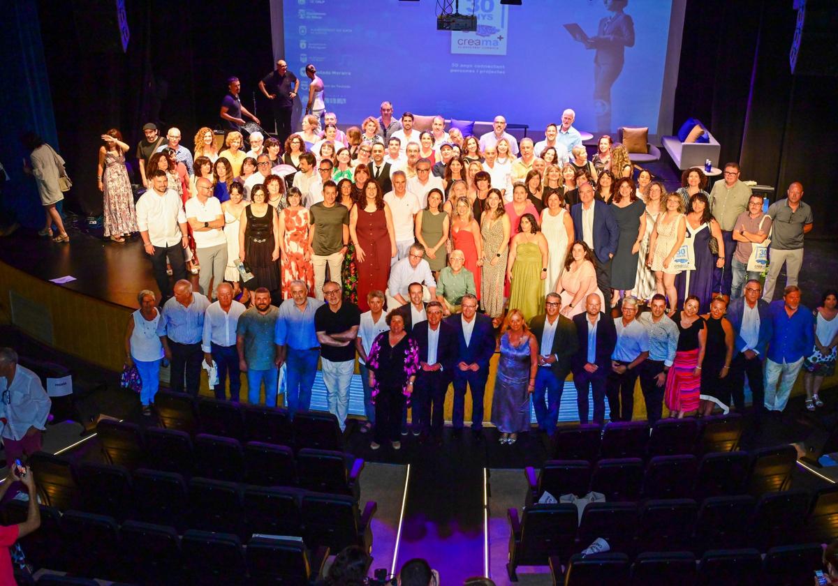 Archive image of the award ceremony.