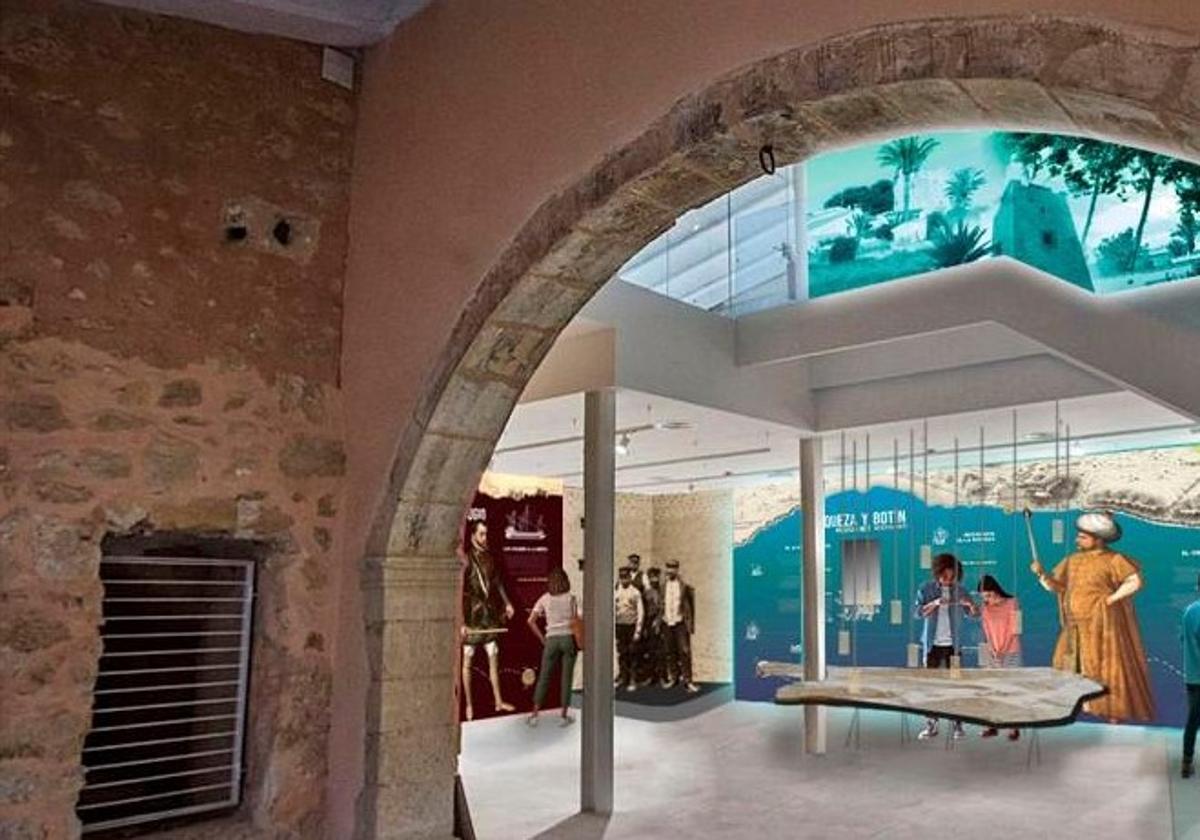 Interior of the Sarrió Tower