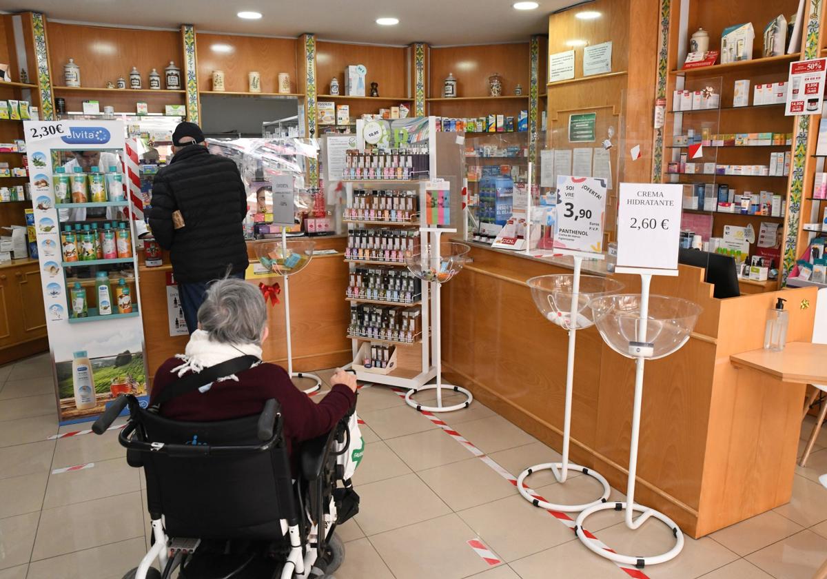 Establecimiento farmacéutico en la ciudad de Alicante.