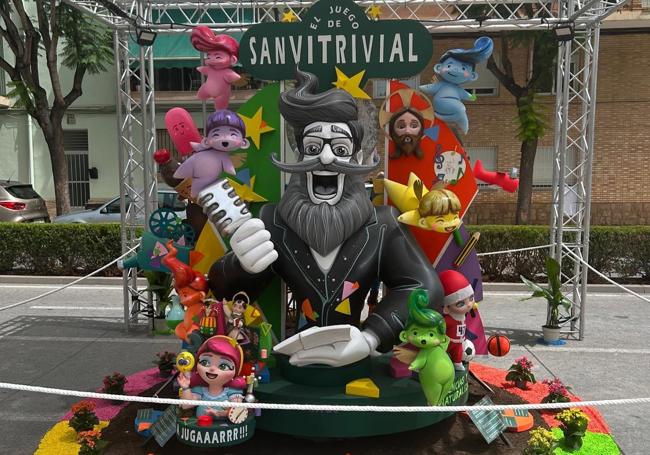 Primer premio infantil de las Hogueras de San Vicente.