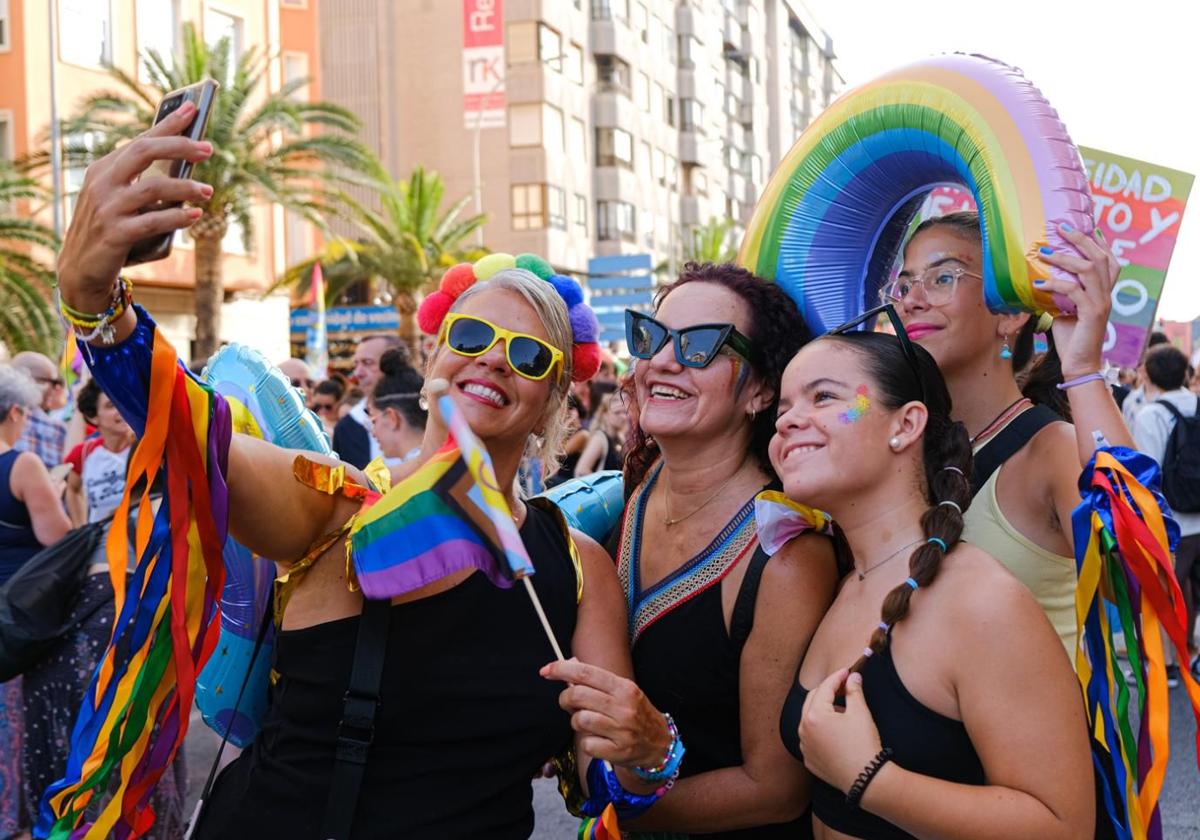 Desfile del Orgullo en Alicante, el año pasado.