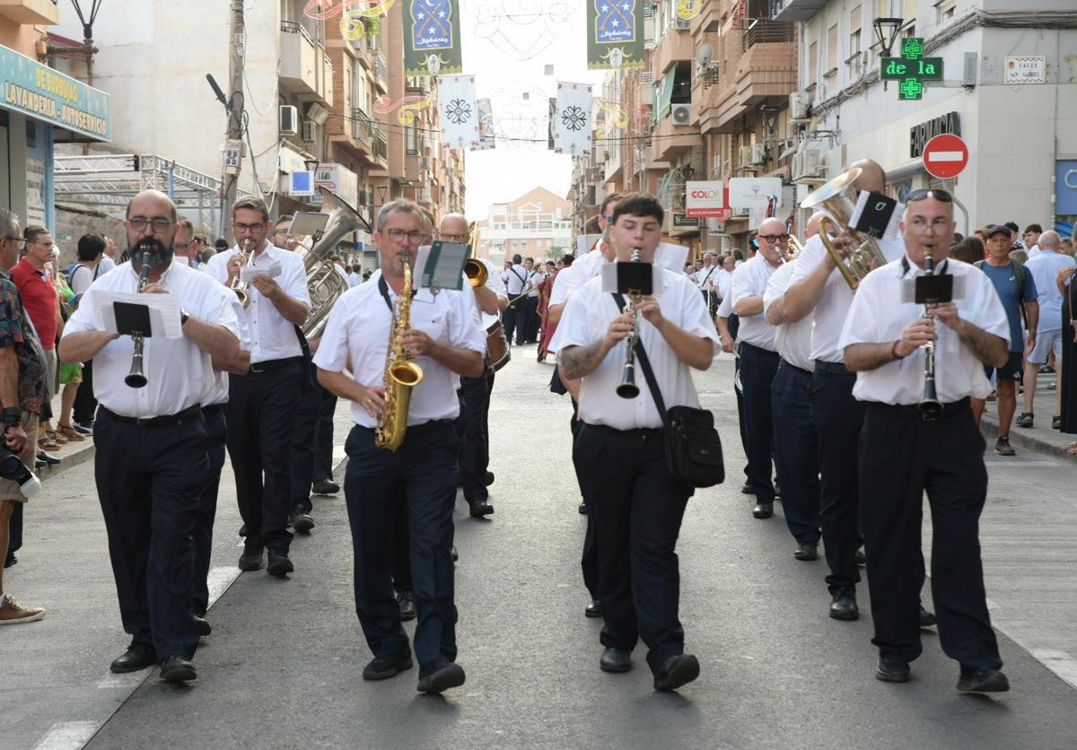 Entry of Bands at the Moors and Christians Festival in San Blas.