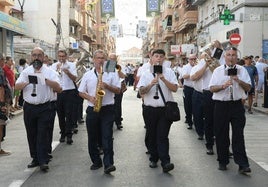 Entrada de Bandas en las Fiestas de Moros y Cristianos de San Blas.
