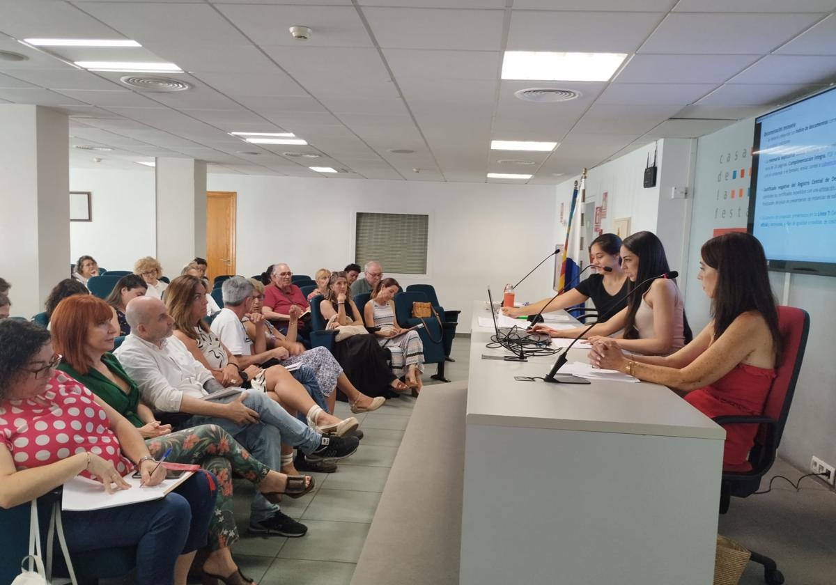 Reunión para las subvenciones a entidades sin ánimo de lucro que desarrollan proyectos sociales en Alicante.