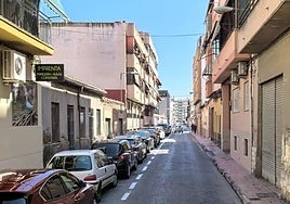 Calle Isla de Cuba, en Alicante.