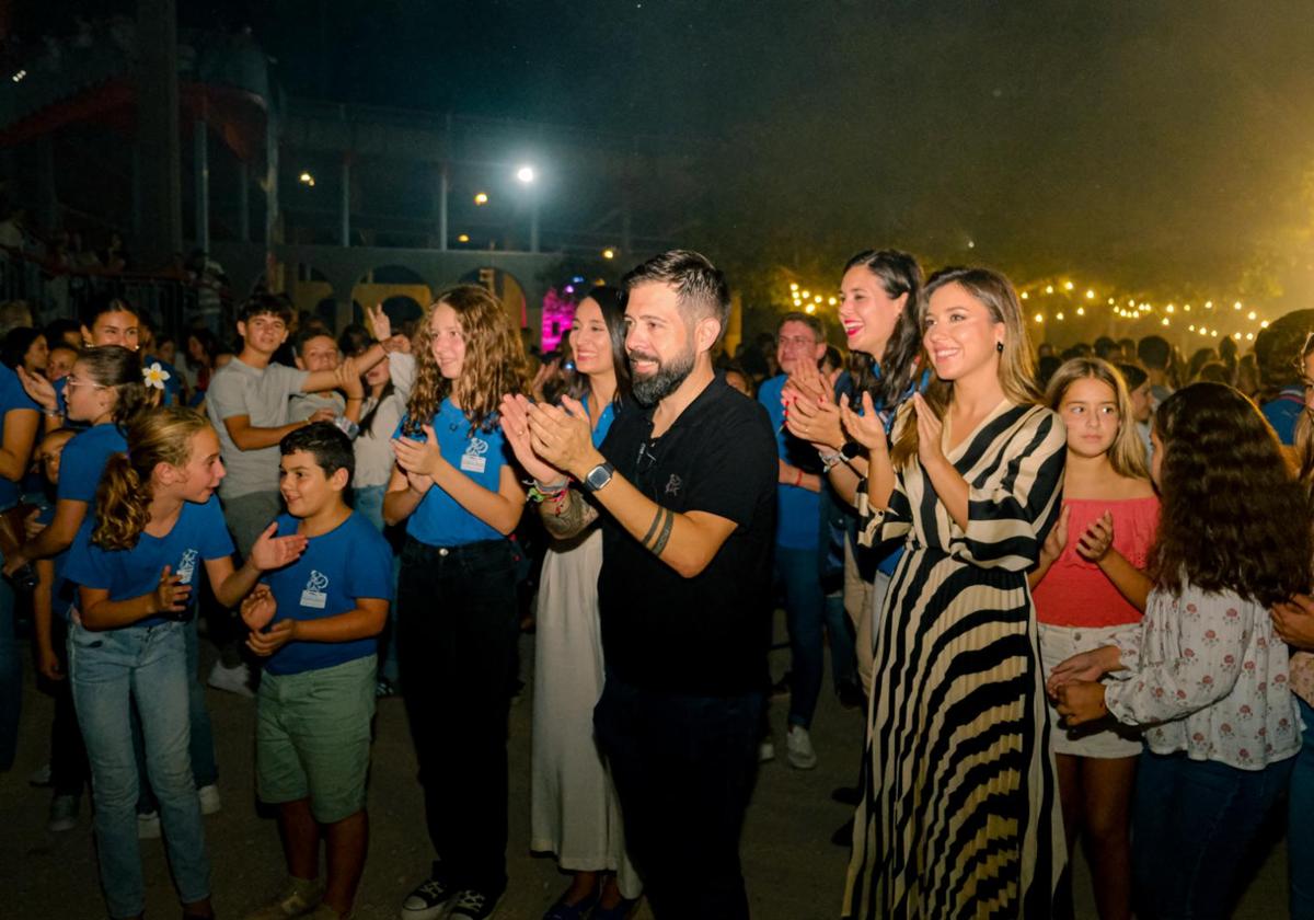 José Muñoz junto a Alba Muñoz en Florida Portazgo.