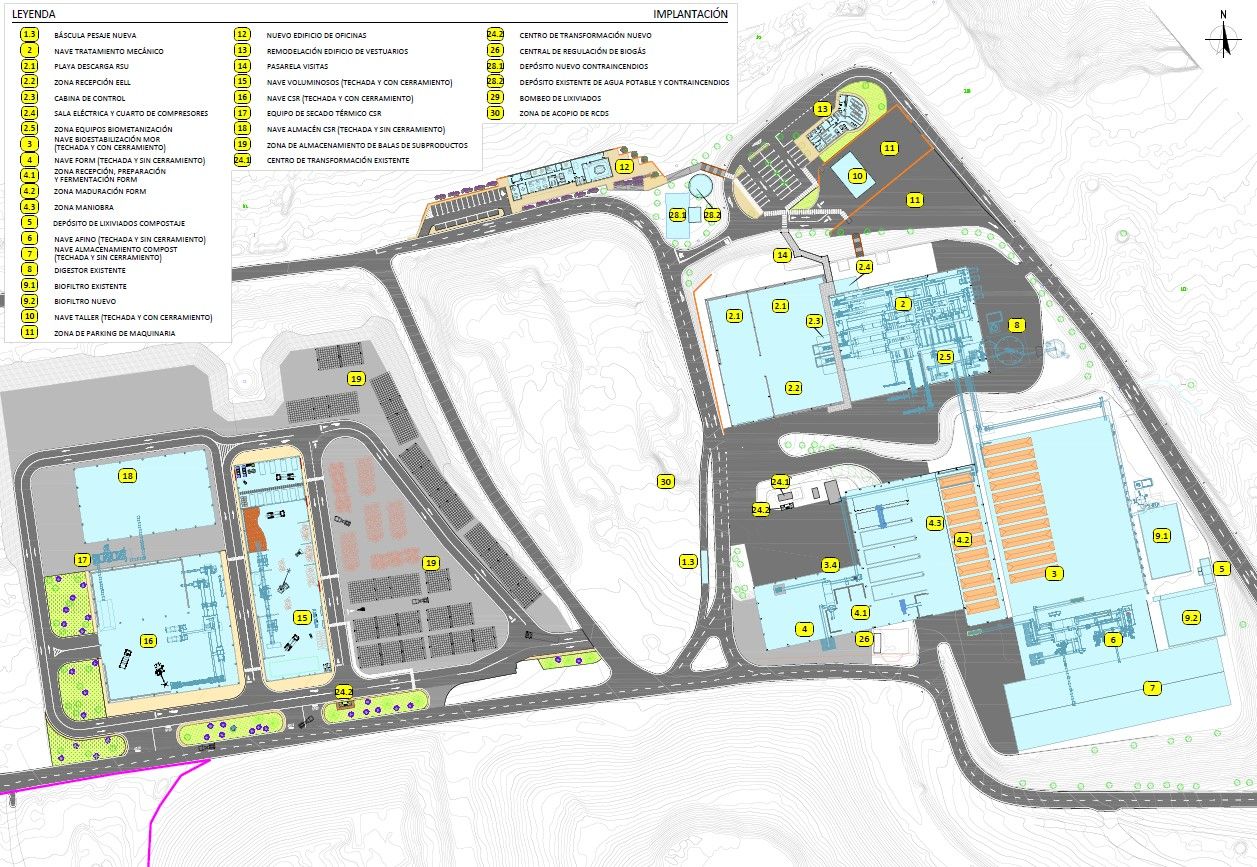 Imagen secundaria 1 - Alicante invertirá 93 millones de euros en la nueva planta de tratamiento de basuras en Fontcalent