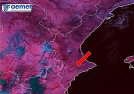 Imagen del Meteosat.