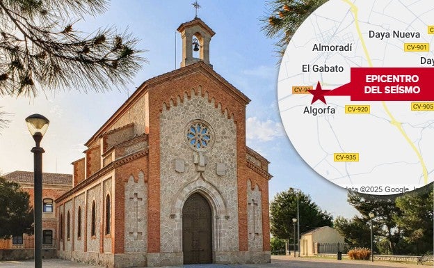 Lugar del terremoto.