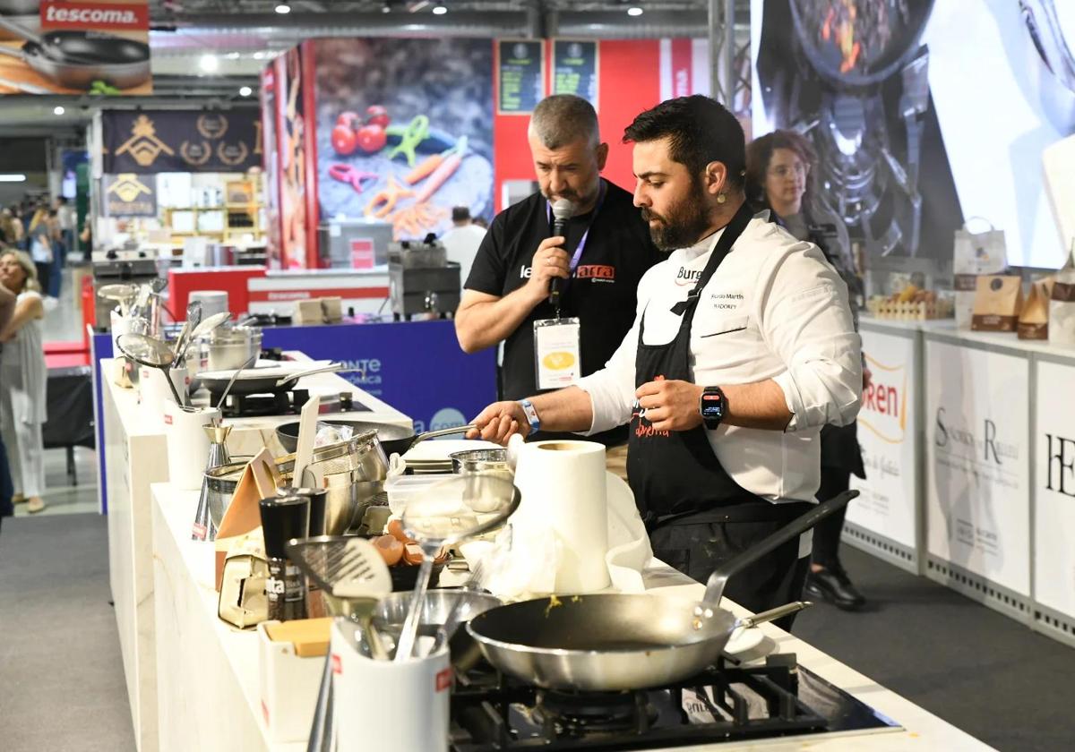 Un showcooking de la última edición de Alicante Gastronómica.