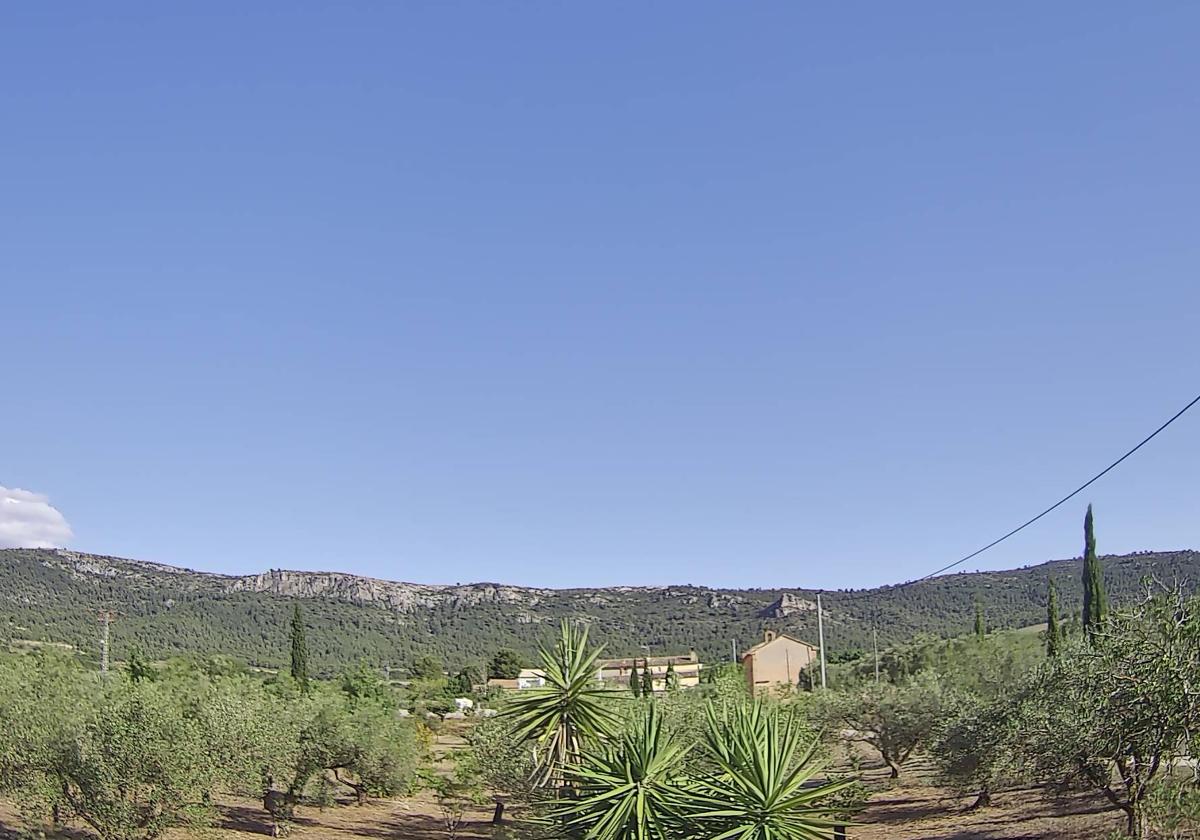 Estación meteorológica en Villena.