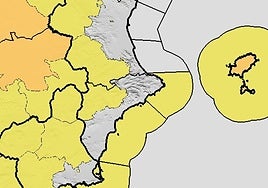 Aviso amarillo en la provincia por lluvias, tormentas y fenómenos costeros.