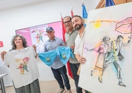 Acto de presentación de la nueva camiseta.
