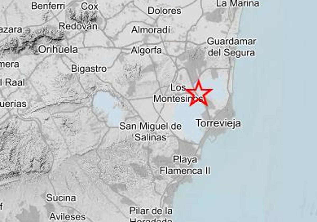 Earthquake in Los Montesinos.