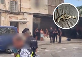 Imágenes del operativo que se ha saldado con cinco detenidos.