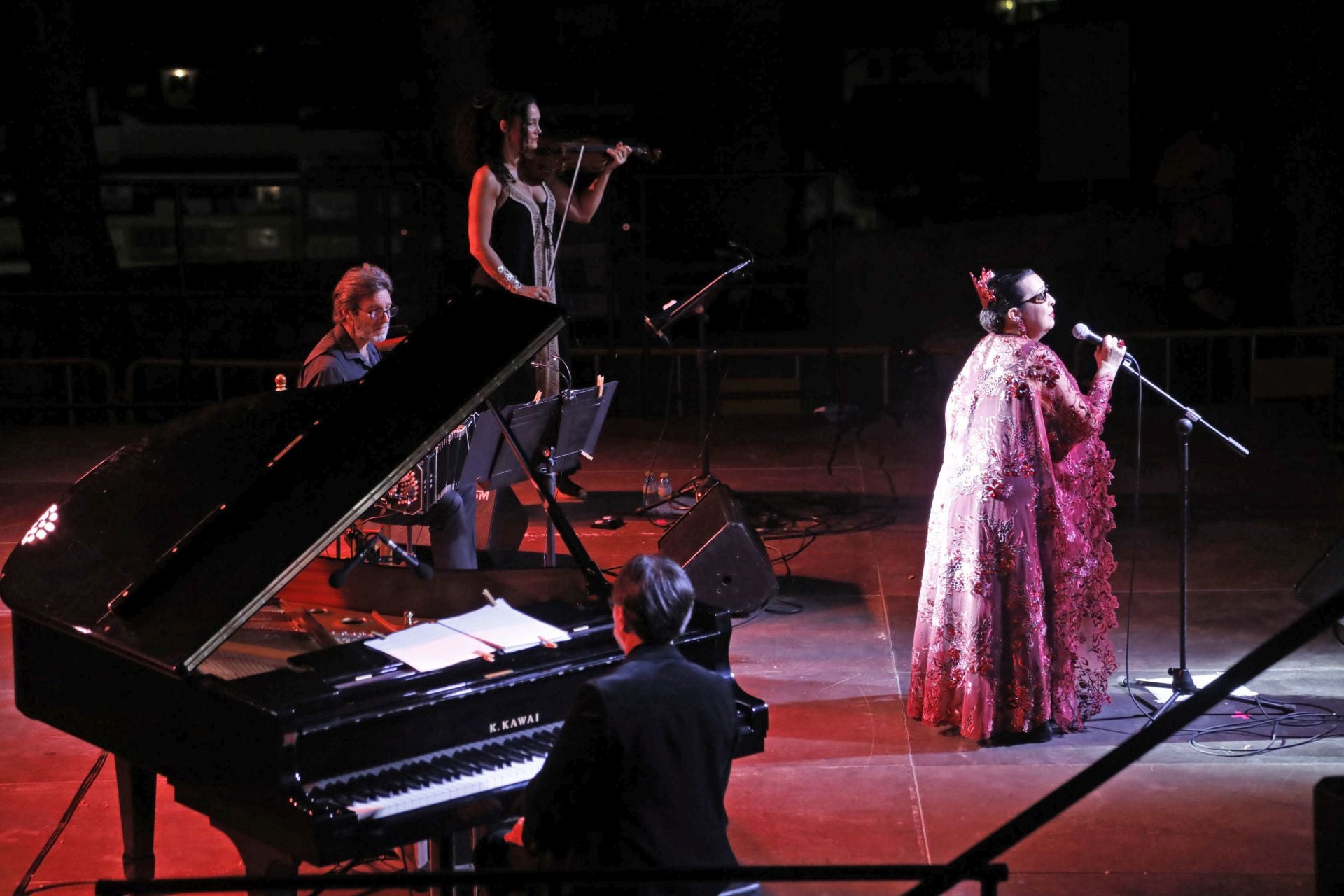 Martirio deslumbra en el festival Música al Castell de Dénia