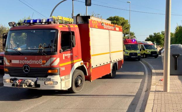 Firefighters and medical personnel attended the scene of the accident.