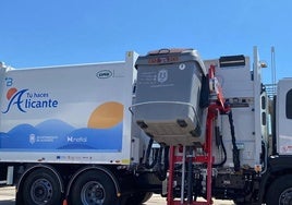Nuevos contenedores y camiones de la basura de Alicante.