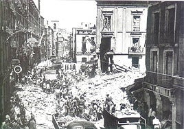 Imagen de la tragedia en la calle Altamira.