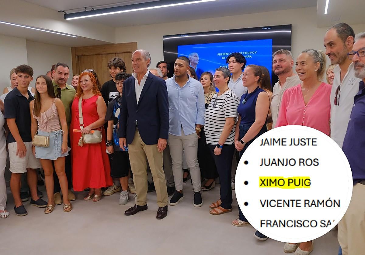 El equipo de Francisco Camps.