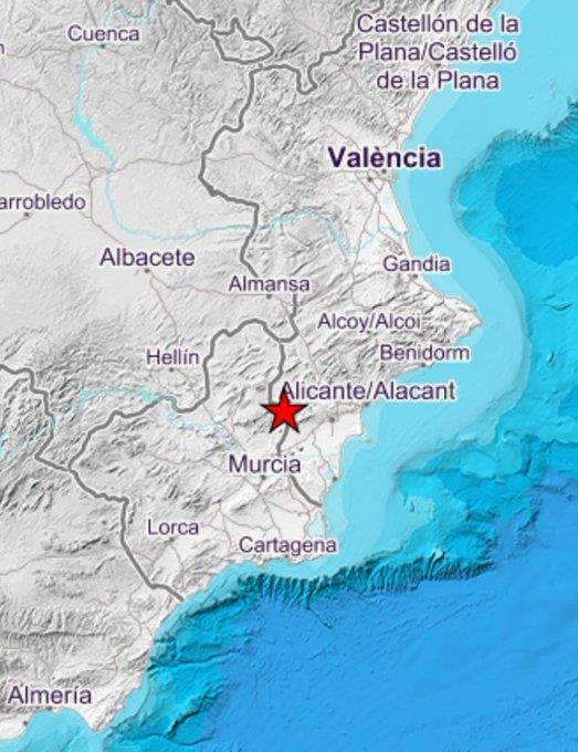 Earthquake in the municipality of Algueña