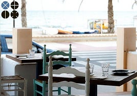 Terraza de El Gato Blanco.