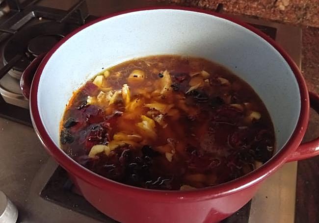 Momento de hervir la pericana.