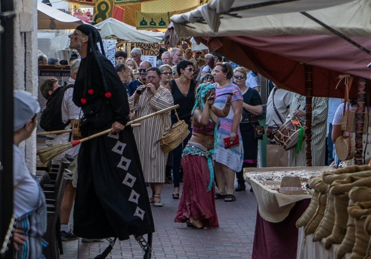 Calles del 'Mercat Medieval' de Teulada