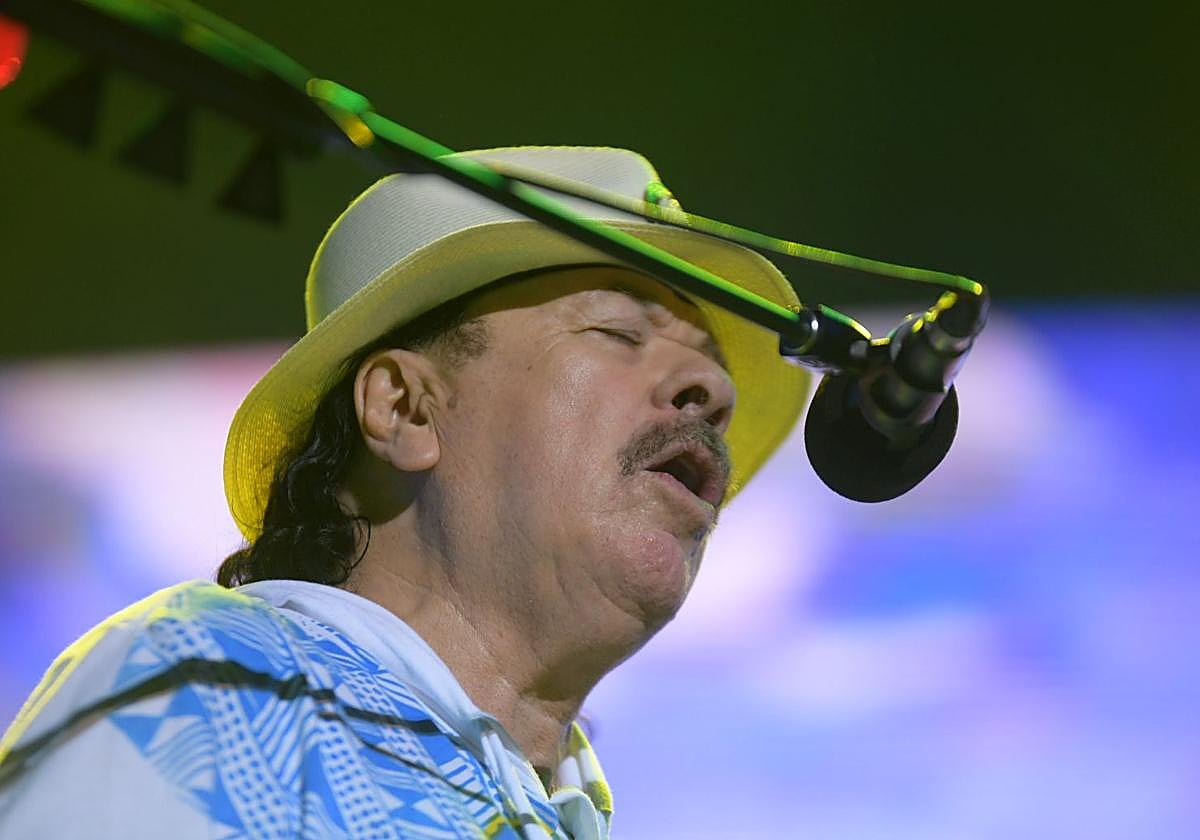 El concierto de Santana en imágenes