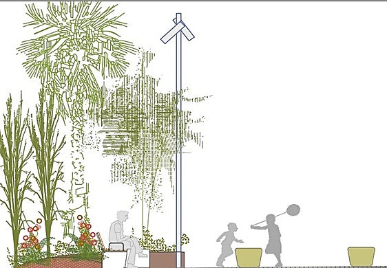 Plano parcial de la remodelación impulsada por el Ayuntamiento de Elda.