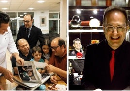 Composición fotográfica con los homenajeados este año en Alicante Gastronómica.