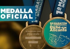 Las medallas, con la silueta de la Dama y de la Cara del Moro.