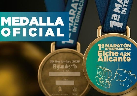 Las medallas, con la silueta de la Dama y de la Cara del Moro.
