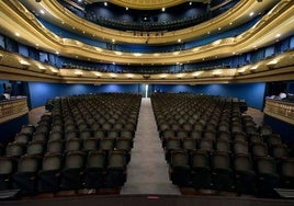 Imagen del interior del Teatro Principal de Alicante.