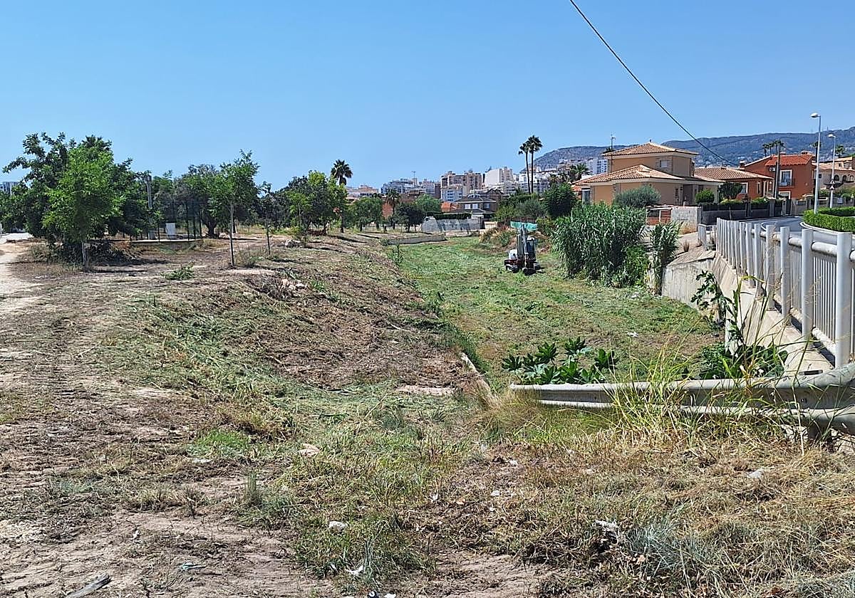 Uno de los barrancos.