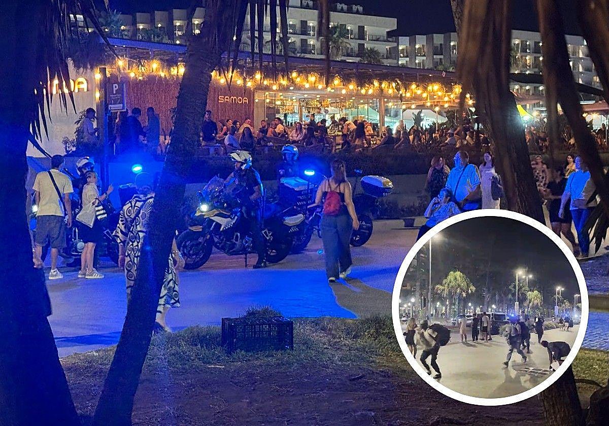 Operativo contra el 'top manta' en Alicante.