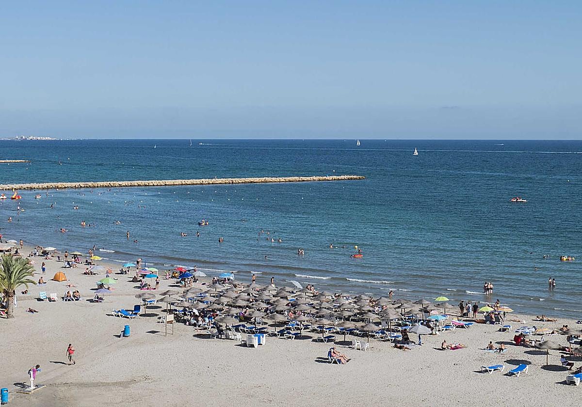 Playa de Levante de Santa Pola.
