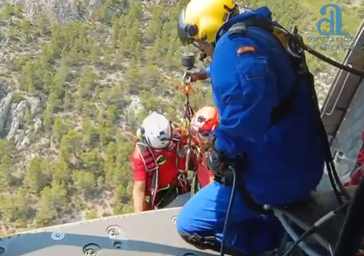 Rescatan a dos senderistas con deshidratación en el Puig Campana tras perder la senda