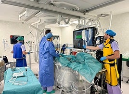 Nueva sala de cardiología en el Hospital Doctor Balmis de Alicante.