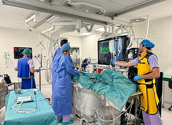 Nueva sala de cardiología en el Hospital Doctor Balmis de Alicante.