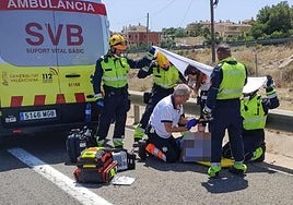 Imagen de archivo de un accidente vial.