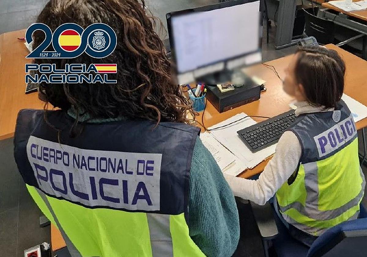 Investigadoras de la Policía Nacional.