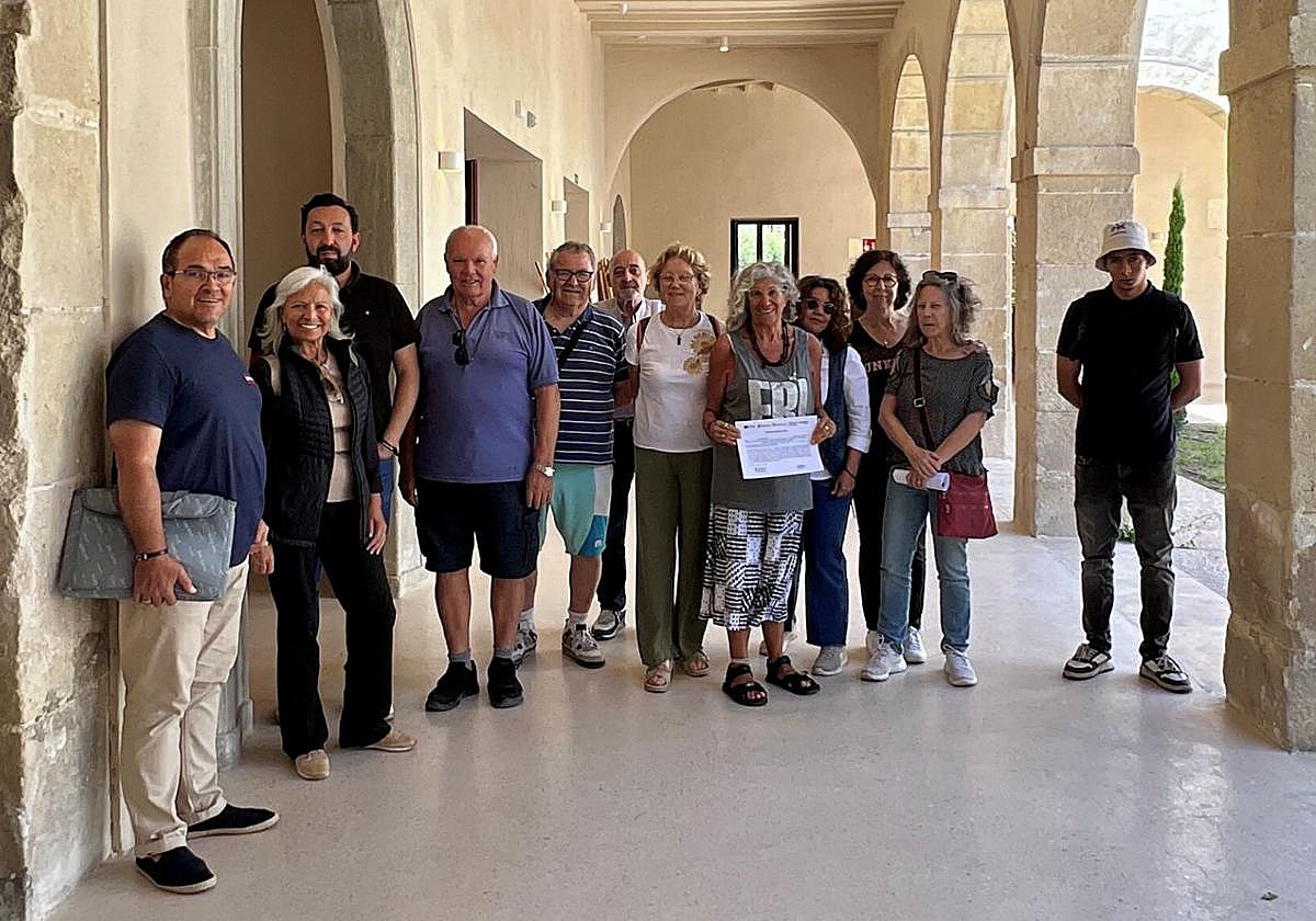 Participantes en los cursos de competencias digitales.