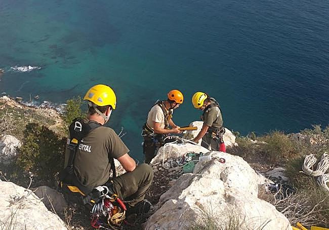 Trabajos de recuperación.
